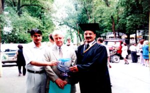 My graduation. I got 3rd position out of 625 batchmates'. June2001. Dnepropetrovsk State Medical Academy, Ukraine.